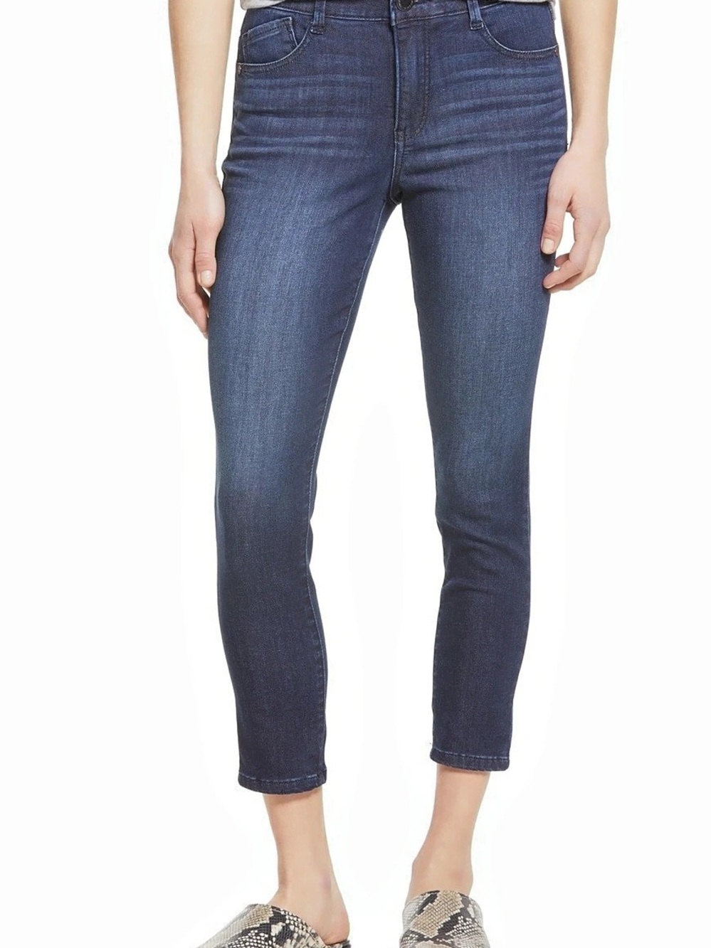 Wit & Wisdom Ab-Solution Skinny Jeans Ankle Jeans Blue Waist 10